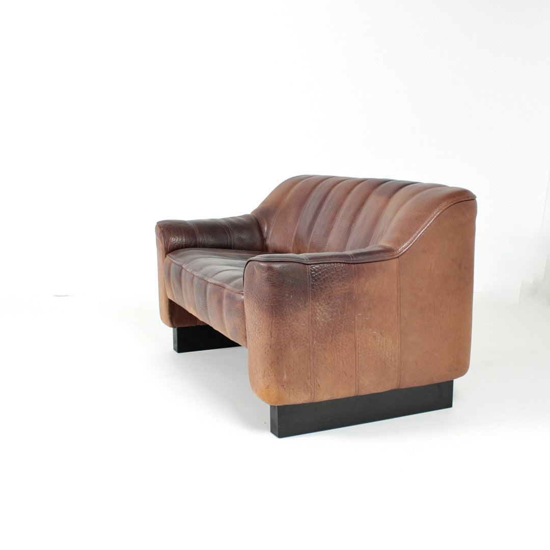 Vintage De Sede DS 44 Leather Lounge Suite, Switzerland, 1970s