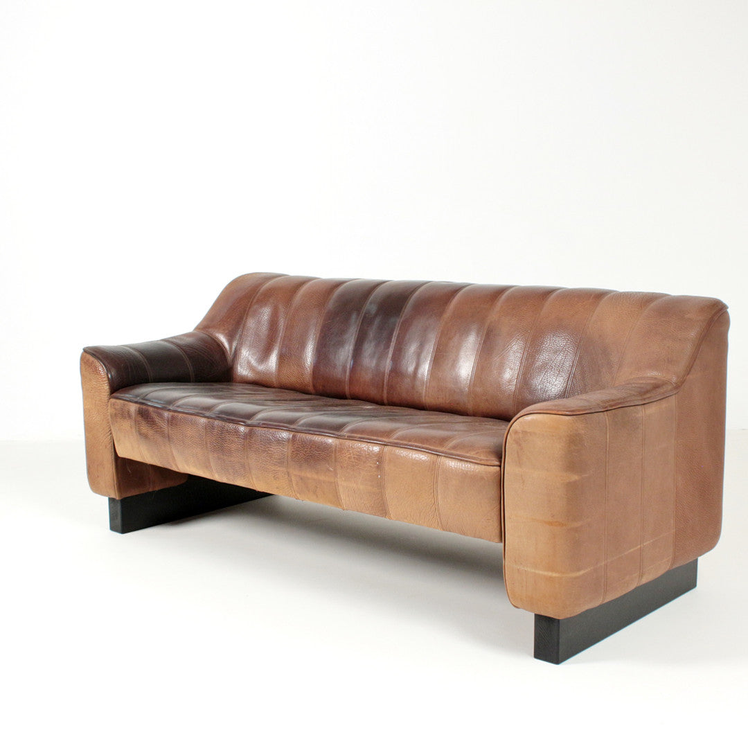 Vintage De Sede DS 44 Leather Lounge Suite, Switzerland, 1970s