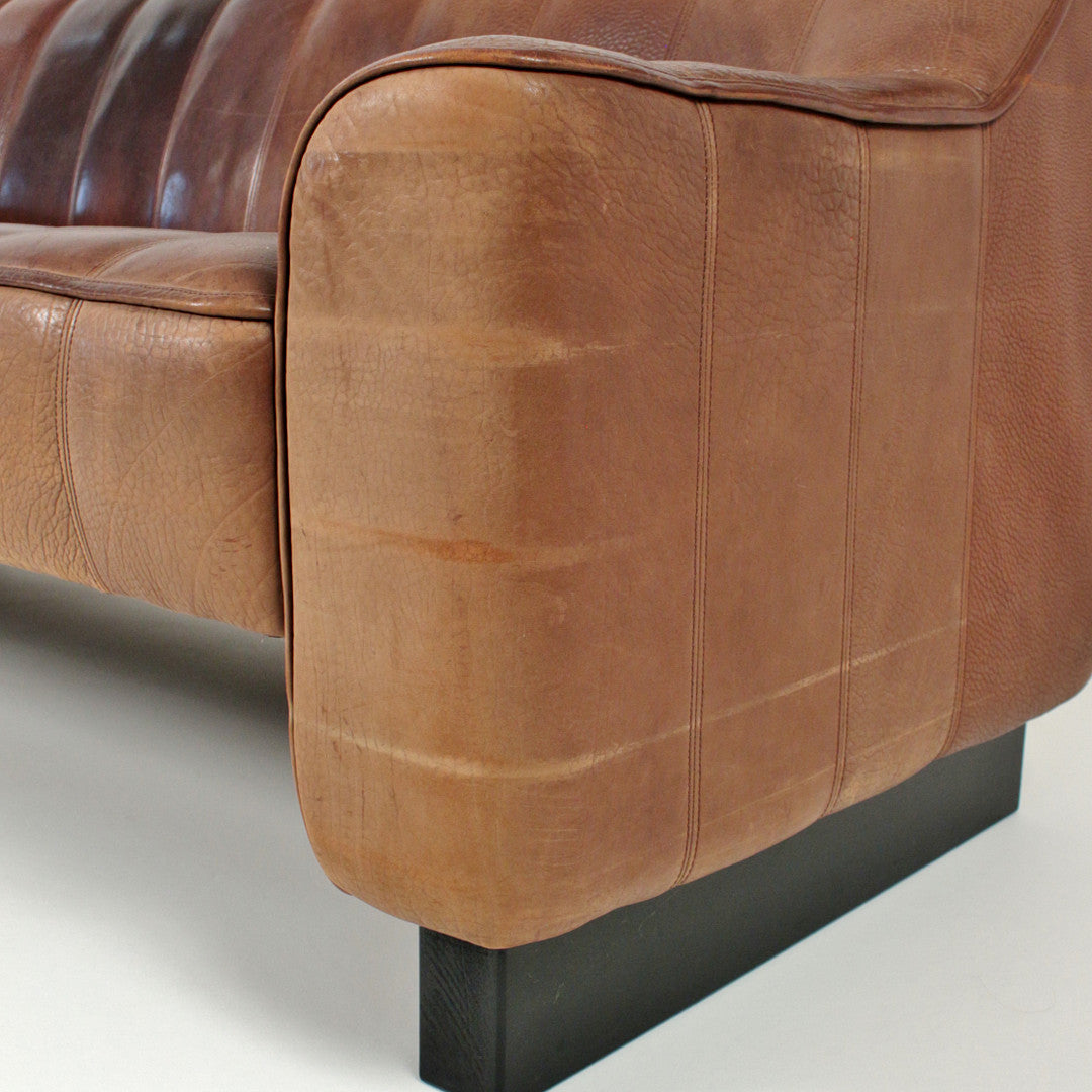 Vintage De Sede DS 44 Leather Lounge Suite, Switzerland, 1970s