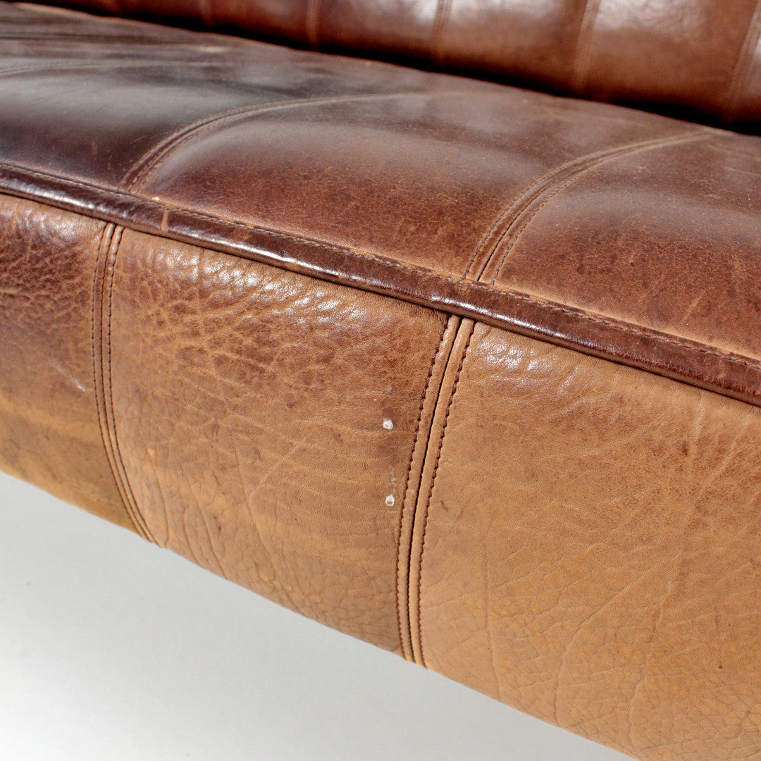 Vintage De Sede DS 44 Leather Lounge Suite, Switzerland, 1970s