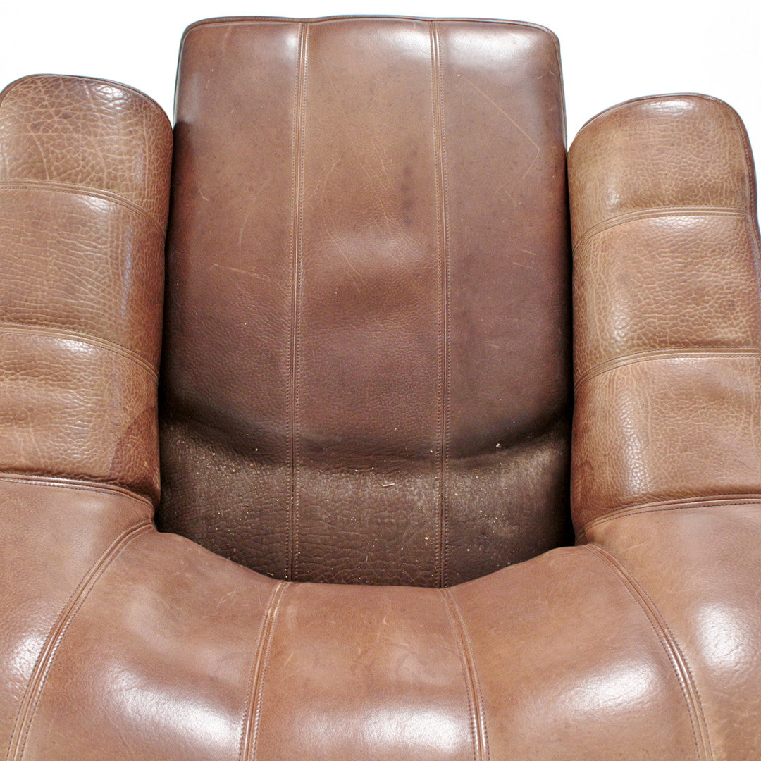 Vintage De Sede DS 44 Leather Lounge Suite, Switzerland, 1970s