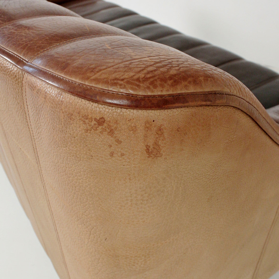 Vintage De Sede DS 44 Leather Lounge Suite, Switzerland, 1970s