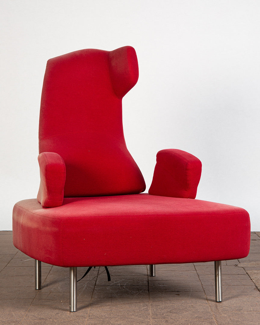 "Numeri" Armchairs and Stool by Toni Cordero for Sawaya & Moroni, Italy, 1990s