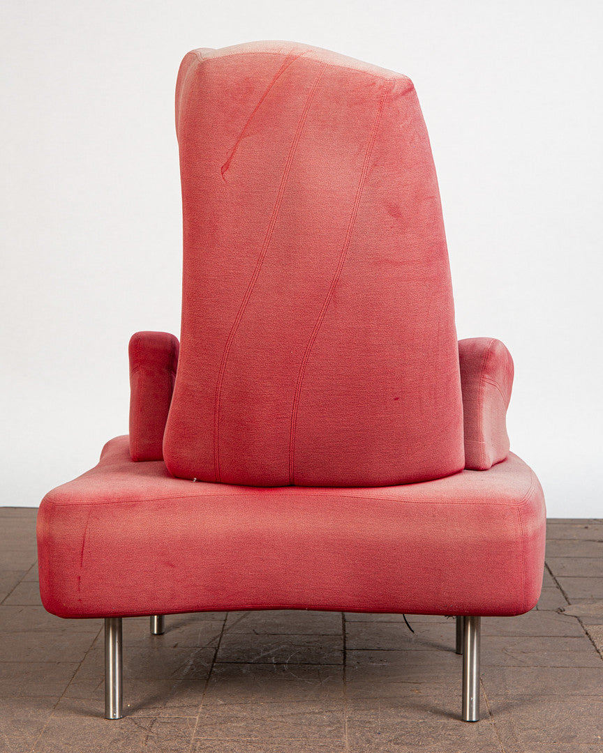 "Numeri" Armchairs and Stool by Toni Cordero for Sawaya & Moroni, Italy, 1990s