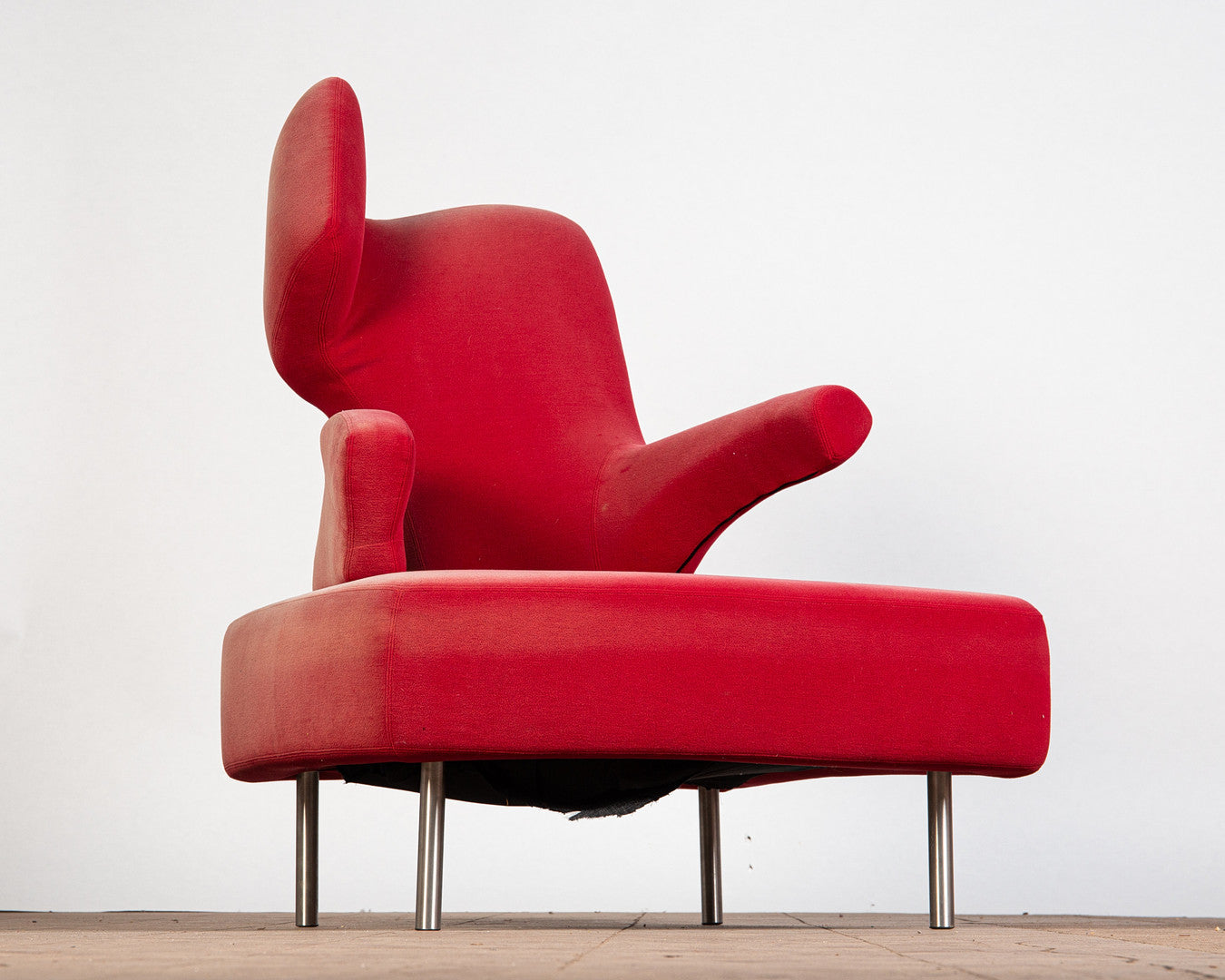 "Numeri" Armchairs and Stool by Toni Cordero for Sawaya & Moroni, Italy, 1990s