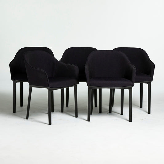 Set of 5pcs "Softshell Chair" by Ronan & Erwan Bouroullec for Vitra, 2008