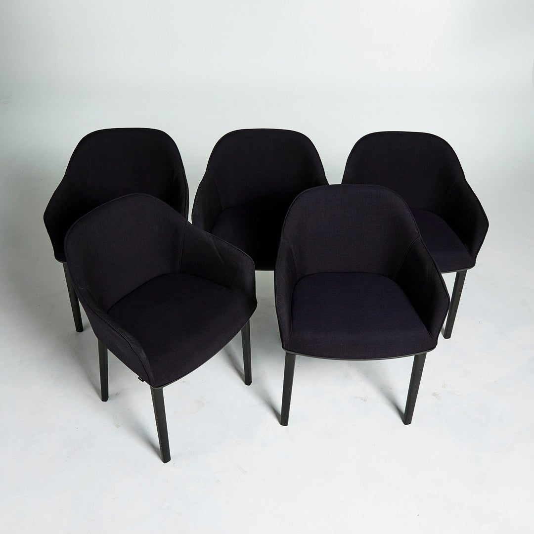 Set of 5pcs "Softshell Chair" by Ronan & Erwan Bouroullec for Vitra, 2008