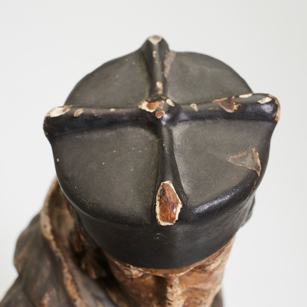 Antique Carved Linden Wood  Sculpture of "Saint John of Nepomuk", Europe, mid 19th Century