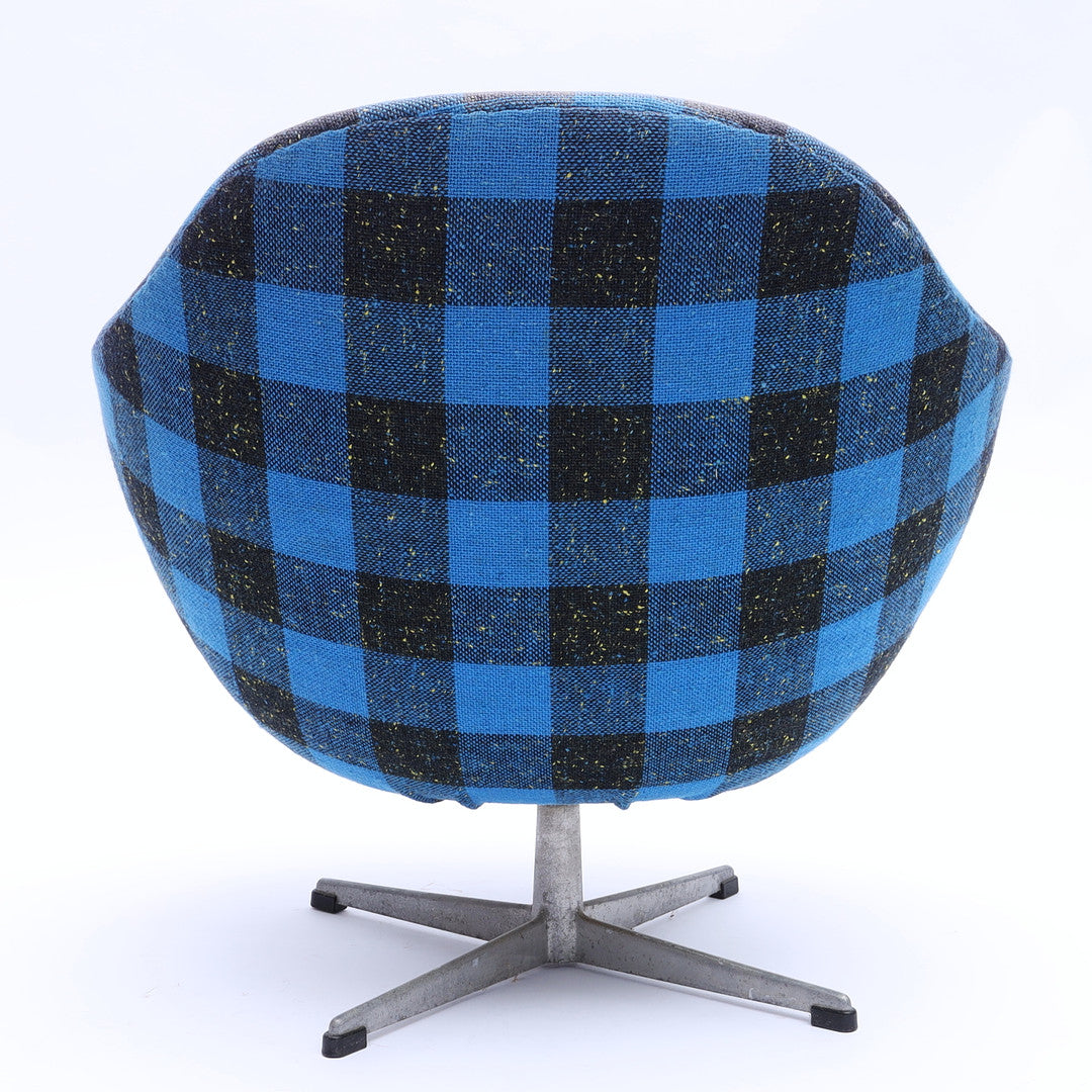 A Pair of Swivel Armchairs, Upholstered Seat, 1960/70s