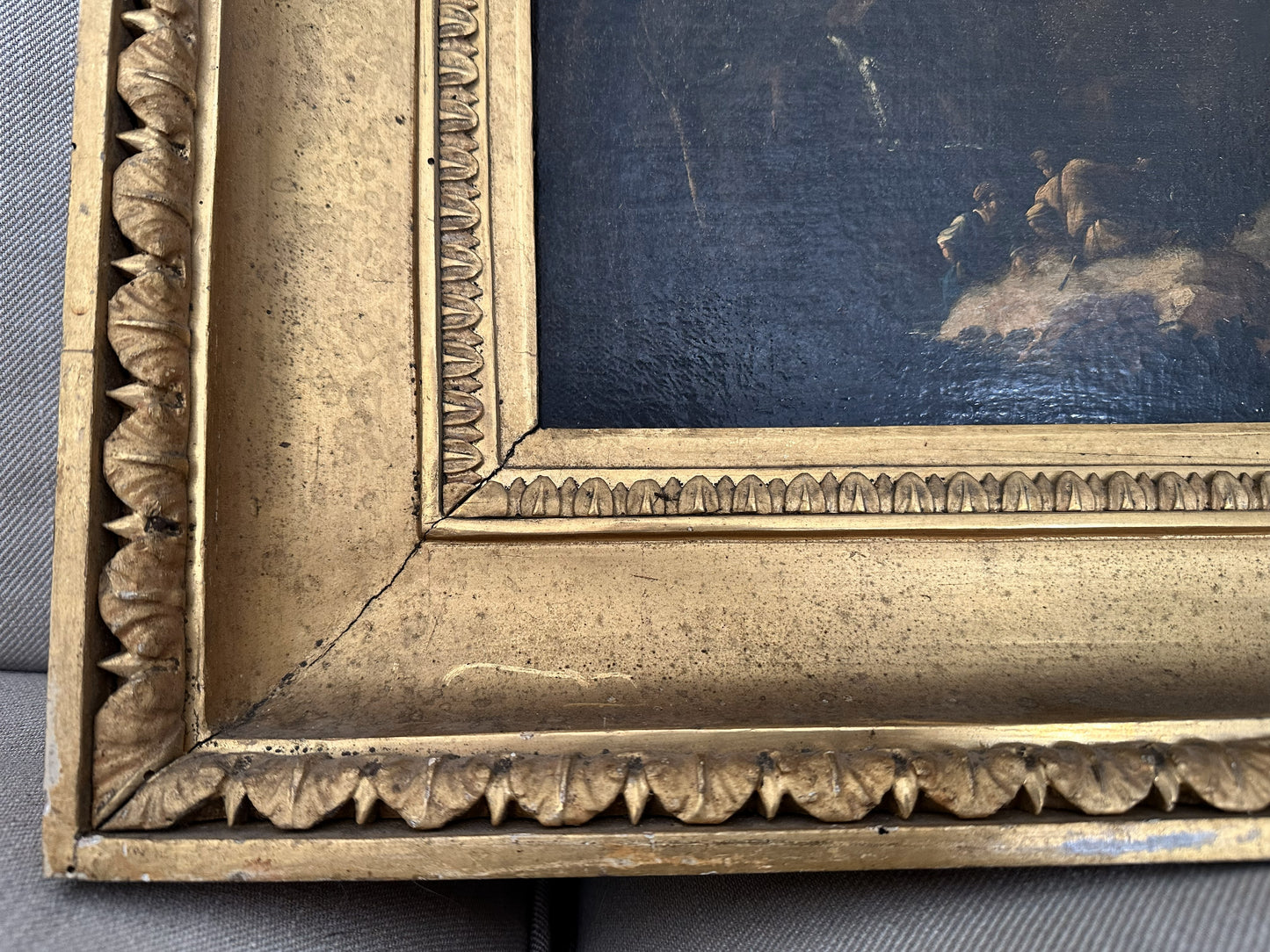 JAN FRANS VAN BLOEMEN, called L'ORIZZONTE (attr. to), Arcadian Landscape, Oil on Canvas, Italy, 17th/18th Century