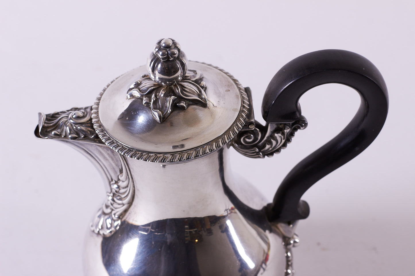 Antique French 950 Silver Coffee/Tea Pot, France, mid 19th Century