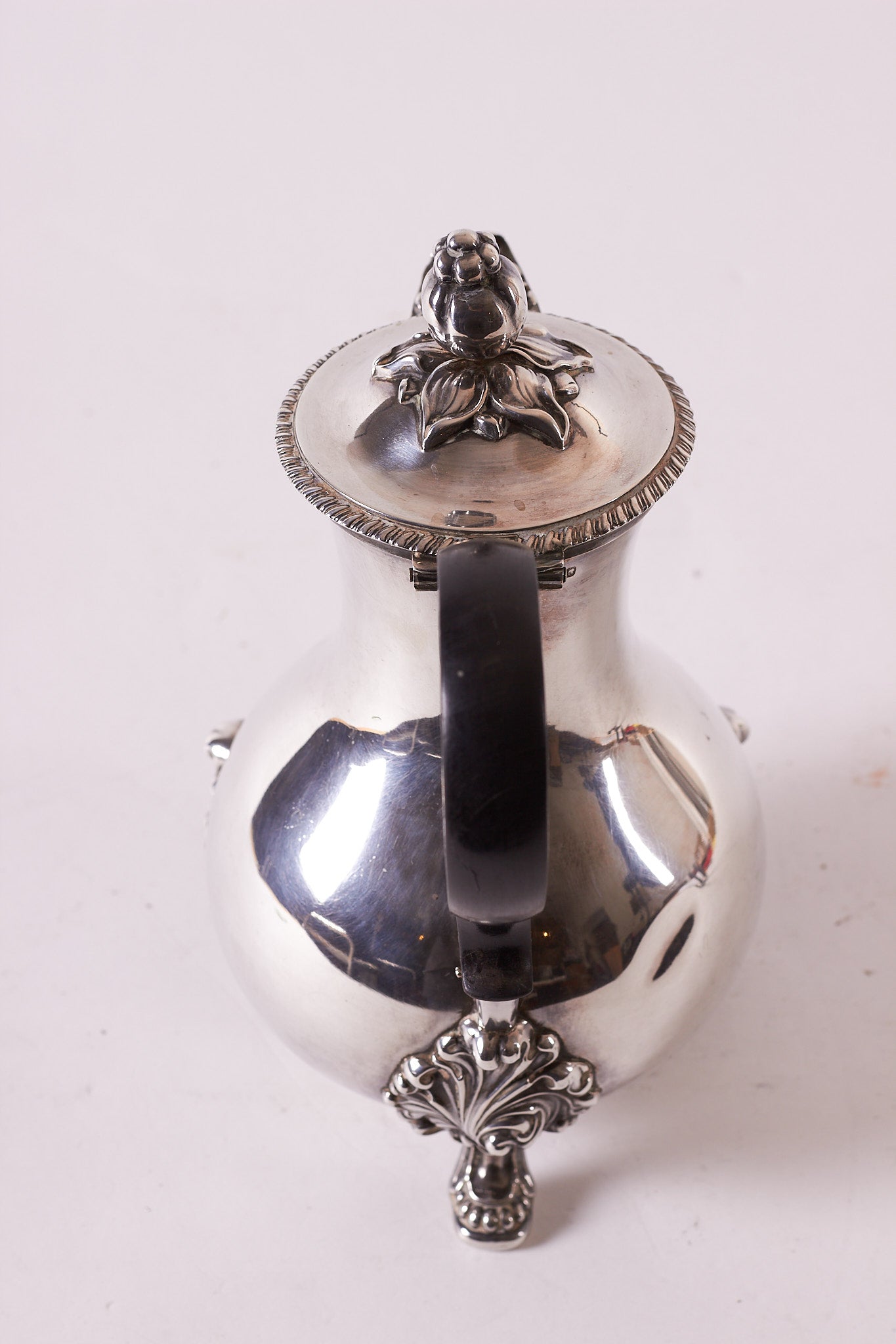Antique French 950 Silver Coffee/Tea Pot, France, mid 19th Century