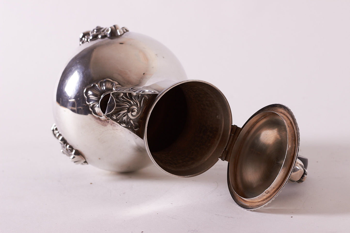 Antique French 950 Silver Coffee/Tea Pot, France, mid 19th Century