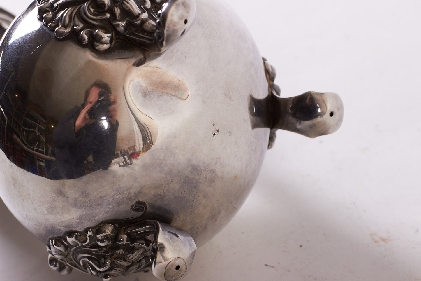 Antique French 950 Silver Coffee/Tea Pot, France, mid 19th Century