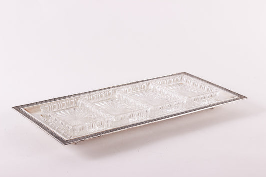 800 Silver And Glass Appetizer, Europe