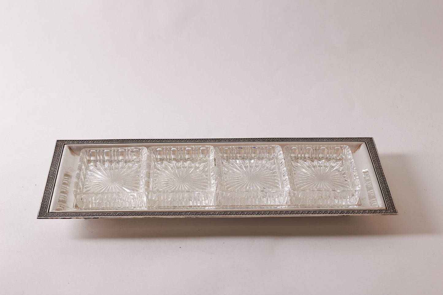 800 Silver And Glass Appetizer, Europe