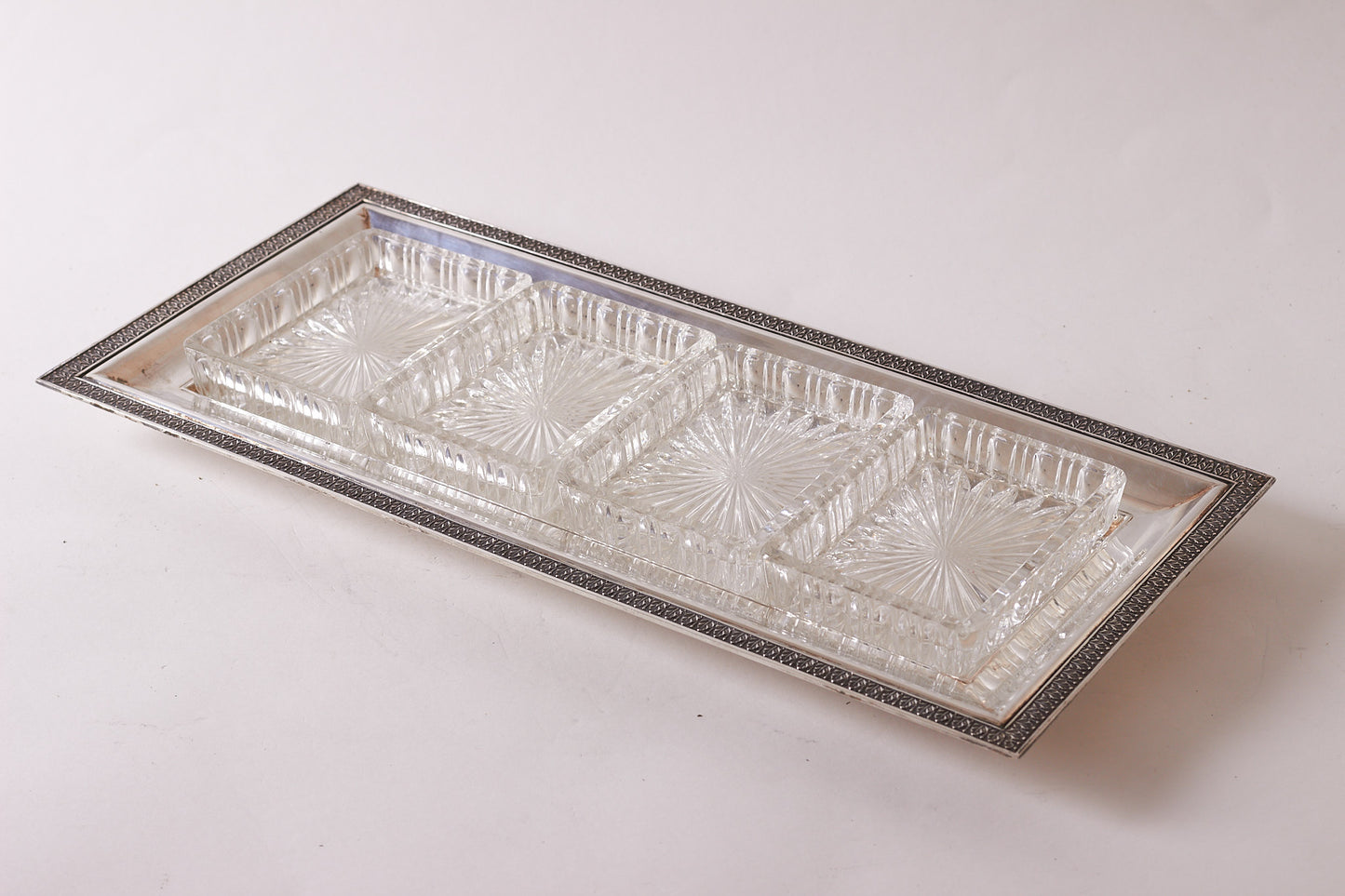 800 Silver And Glass Appetizer, Europe