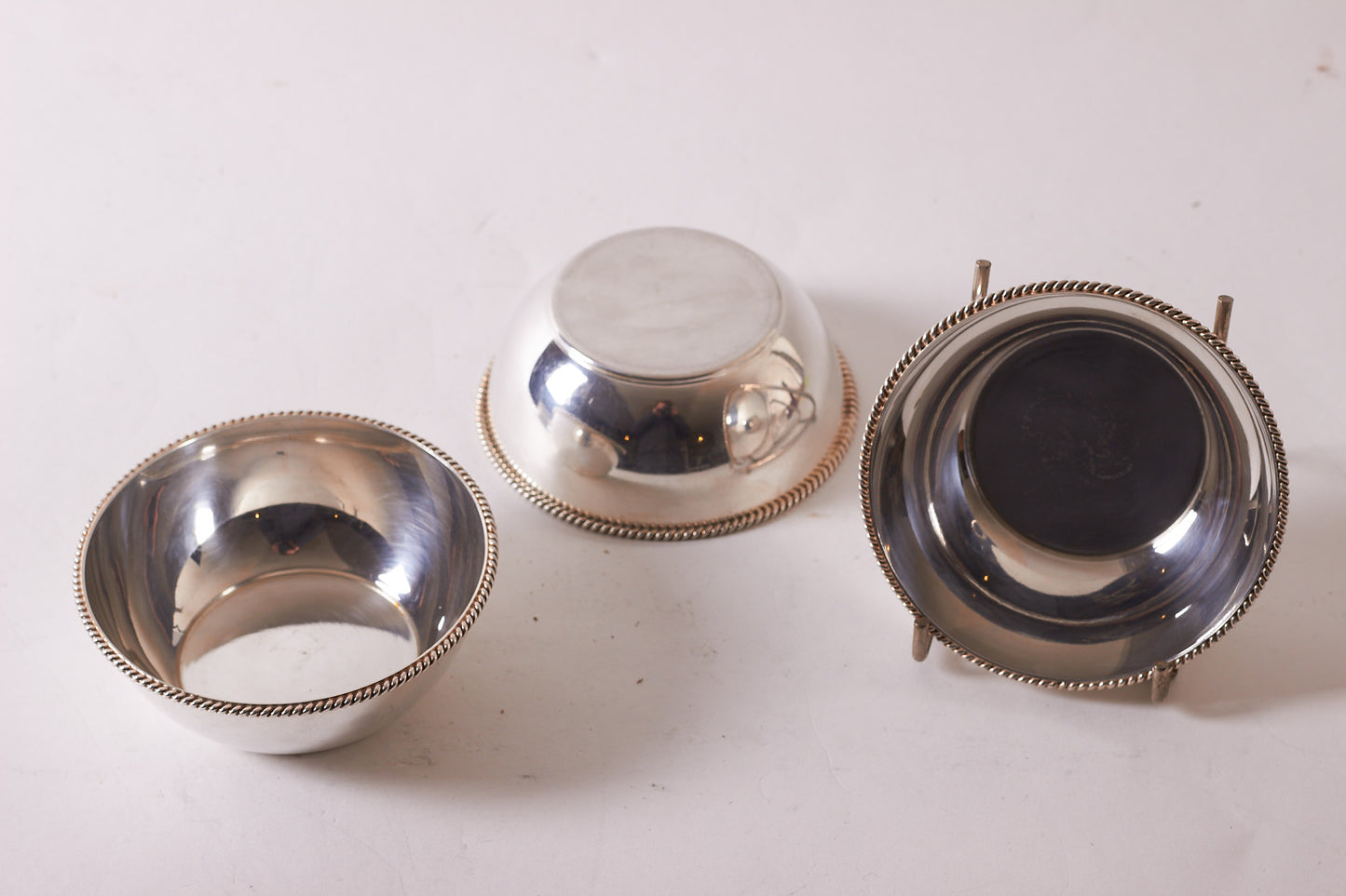 Antique Set of 12pcs 800 Silver Small Bowls